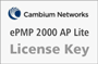 CAMBIUM::  ePMP2000 AP Lite License Key - Upgrade Lite (10 SM) to Full (120 SM)